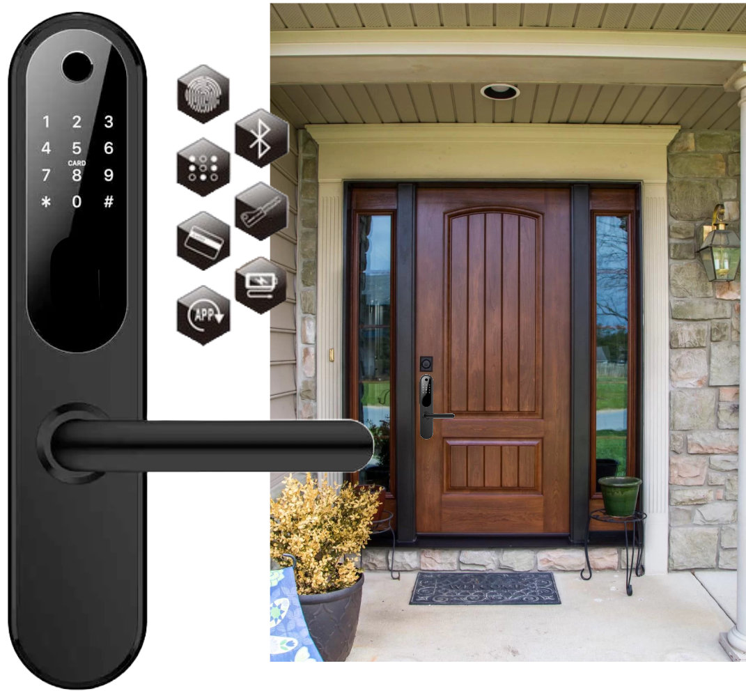 Robustline Smart Locks Smart Locks Rbsl1030b "robustline Security Lock Hardware Premium Hardware for Door Cabinet Window Furniture and Interior Use